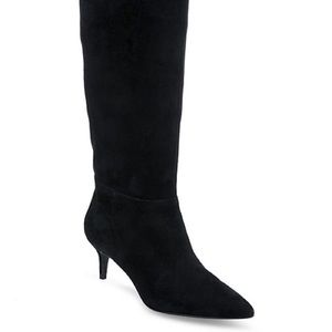 Knee high suede “Kirby” boots